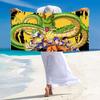 Dragon-Ball Anime Print Beach Towel, Large Soft Quick Dry Towel for Beach Camping Swimming