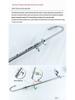 Gancio per Anus Autolegante con Manette Metalliche - Giocattolo Sviluppo Crisantemo