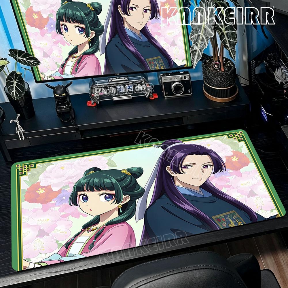 Anime Apotheker-Tagebücher Mauspads XXL Gamer Computer HD Mauspads Natürlicher Gummi Rutschfeste Teppiche XXL Tischmatten Schreibtischzubehör