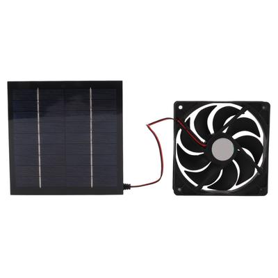10W Solarbetriebenes Paneel Abluftventilator Mini Ventilator Wasserdicht für Wohnmobil Yacht Gewächshäuser Tierhäuser Hühnerställe