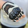 Wear Resistant Motorcycle Gloves Breathable Bicycle Gloves Half Finger Gloves  Electric Bike