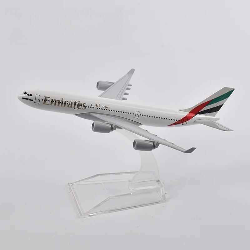 1/400 Scale 16cm A340 EMIRATES Airways Airplane Model Planel Airplane Diecast Metal Planes