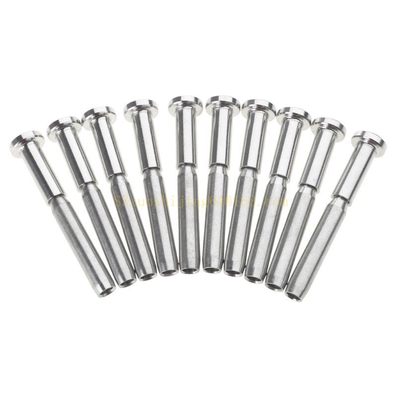 Upgrades Spannschloss & Aufnahme Set Kabelgeländer Beschläge Einfache Montage, für Kabel Hervorragend für Hausrenovierungen