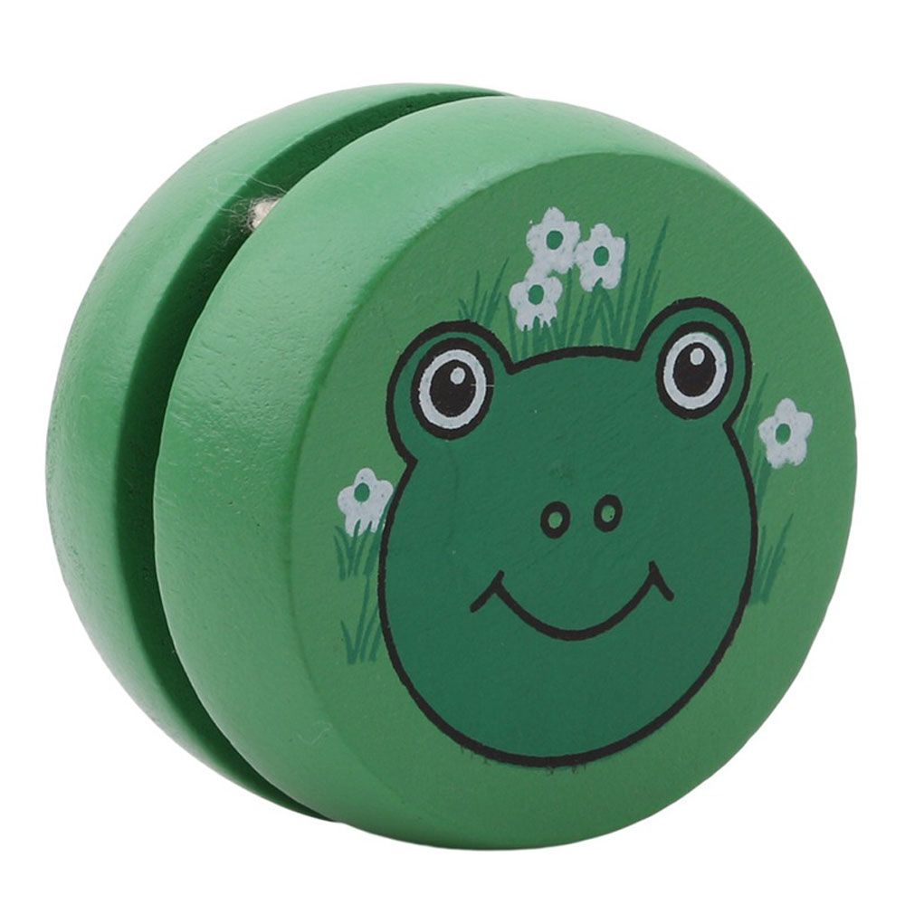 

Cute Kids Toys Wooden For Children Yo Yo ball Ladybug Yo-Yo Yoyo Toys зелений