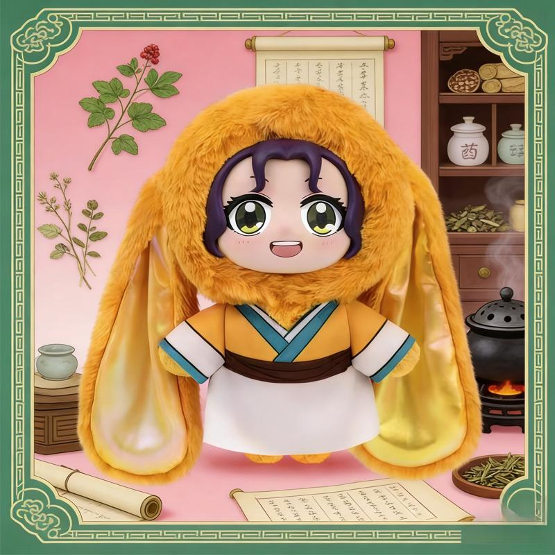 Eaki Genuine The Apothecary Diaries Cute Pet Pavilion Series Blind Box Anime Figure Mao Mao Risshu Kawaii Cute Doll Toys Gift