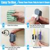 1/2pcs Upgraded Silicone Pen Holders, Adhesive Organizer for Desk and Wall, Office and Home Study Storage Accessories.
