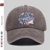Pc Floral Hedgehog Print Baseball Cap Casual Pattern Design Decor Hat Comfortable Lightweight Sun Hat with Adjustable Strap