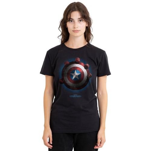 Captain America: Brave New World Unisex Adult Red Hulk Shield T-Shirt