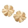 Creative Ear Jewelry Hollow Flower Themed Studs Earring Ears Pin Iron Texture Suitable for Creative Personalities
