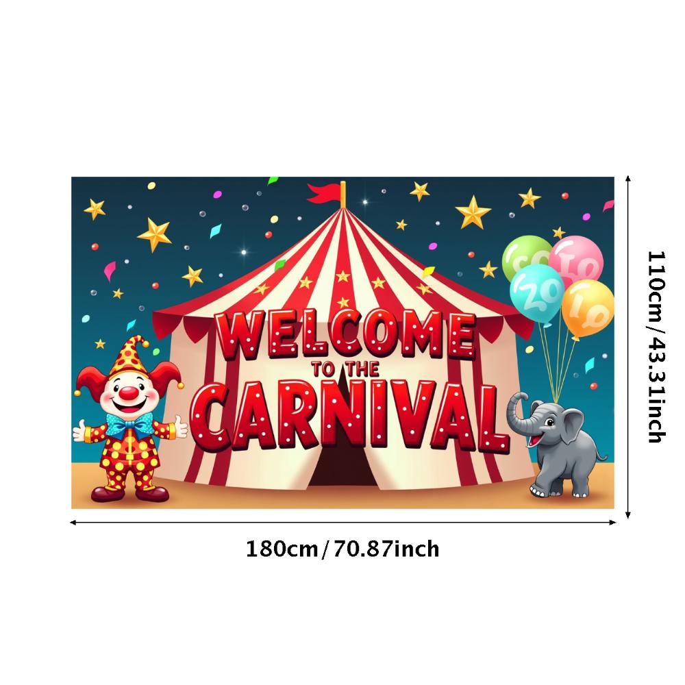 Event Backdrop Large Carnival Banner Decor Reusable Welcome Backdrop For School Event Festival Decor Birthday