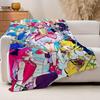 Anime Puella Magi Madoka Magica Blanket For Sofa Office Bed Plane Travel Sleep Read Relax Camping Soft And Warm