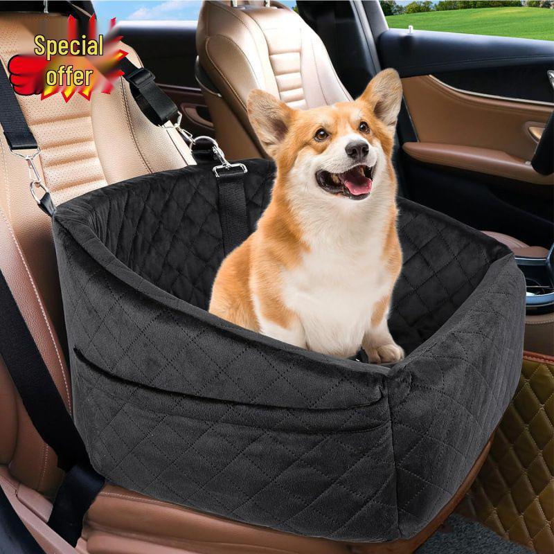Cozy Winter Dog Car Safety Seat & Cat Bed
