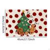 Christmas Placemat Party Decor Reusable Washable Coasters Versatile Table Decoration