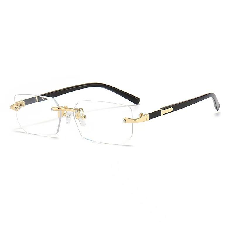 New rimless fashion sunglasses trendy trimmed sunglasses personalized sunglasses men and women versatile