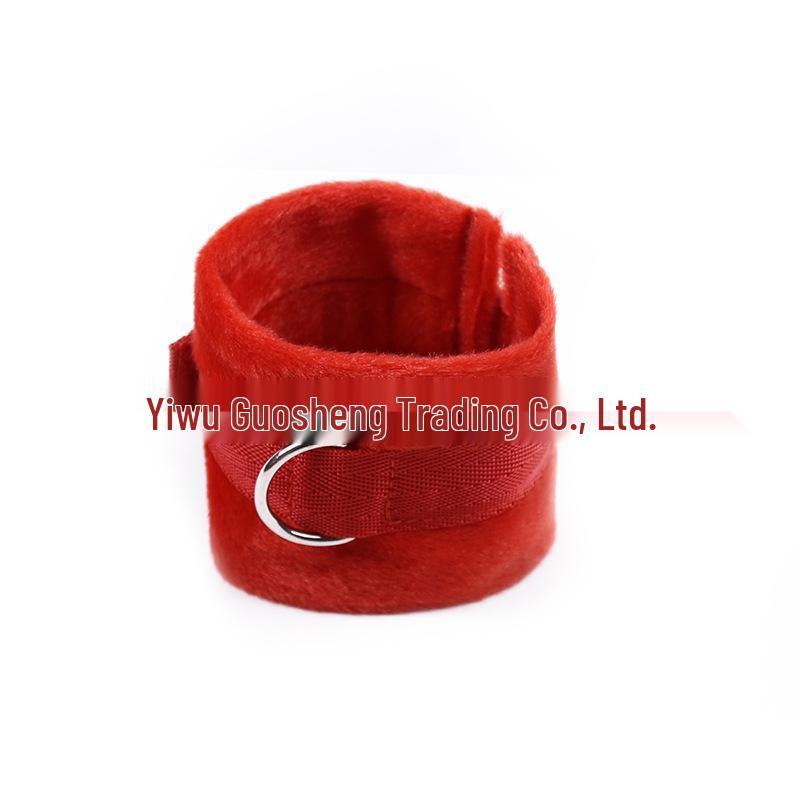 Intimate Plush Bed Restraint Straps for Couples