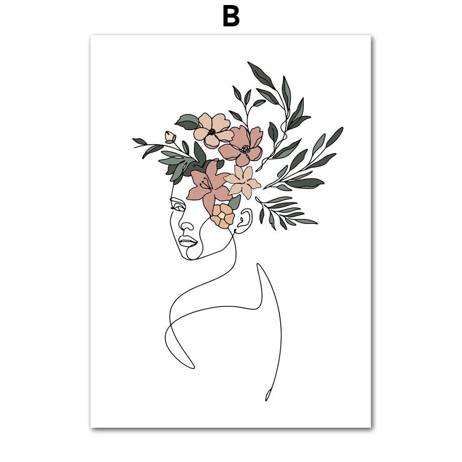 

Женщина Бабочка Мозг Корона Сексуальный Абстрактный Лайн-арт Постер Принт Холст Минималистичное Украшение Стен Домашние Картины для Гостиной 21cm×30cm NoFrame