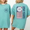 Comfort Colors America 250th Anniversary Shirt, 1776–2026 USA T-Shirt, 250th Years of America Shirt, Patriotic American Flag Shirts