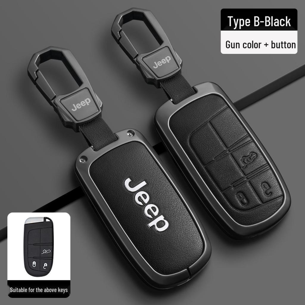 Jeep Key Case for Compass, Renegade, Cherokee, Grand Commander