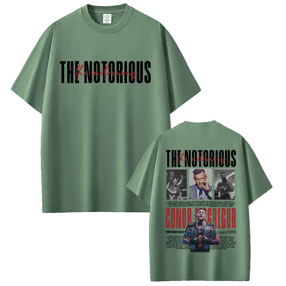 The Notorious Conor Mcgregor Vintage Graphic Tee Shirt Unisex Women Summer Tops High Quality T-shirt Fashion Gothic Classic T Shirt