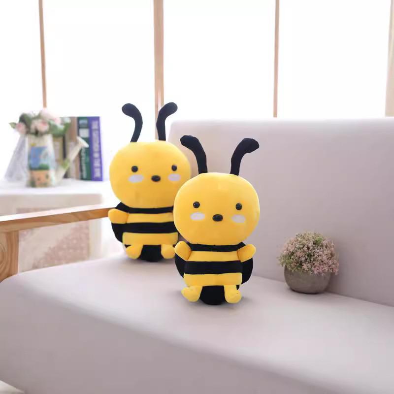 Plush Bee Stuffed Toy Insect Stuffed Doll Childrens Birthday Gift Cushion Cozy