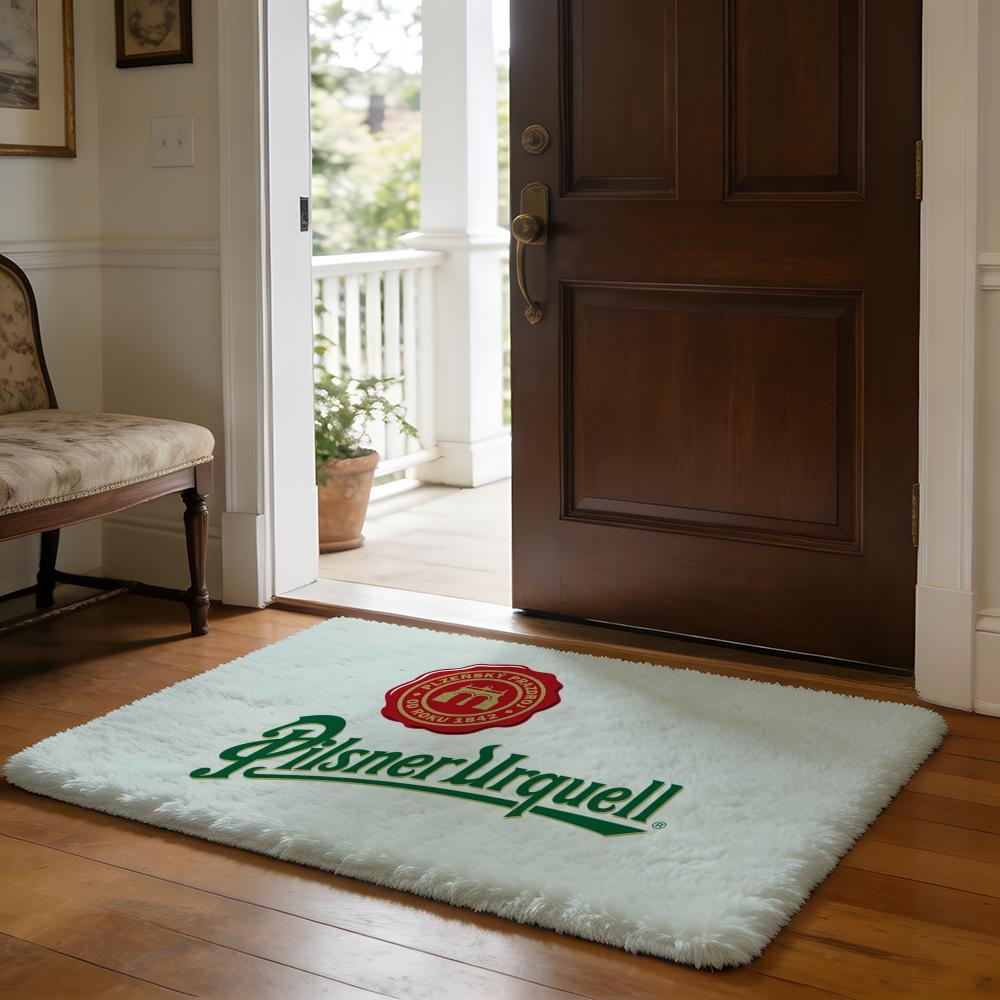 Floor Mat Soft Flannel Rug Non Slip Absorbent Mat for Bathroom Bedroom Home Decor Kwaii Climb the Wall Cat