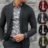Cardigan pentru bărbați, toamnă și iarnă, pulover cu un singur piept