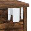 Nightstand 2 pcs Smoked Oak 40 x 31 x 15 cm