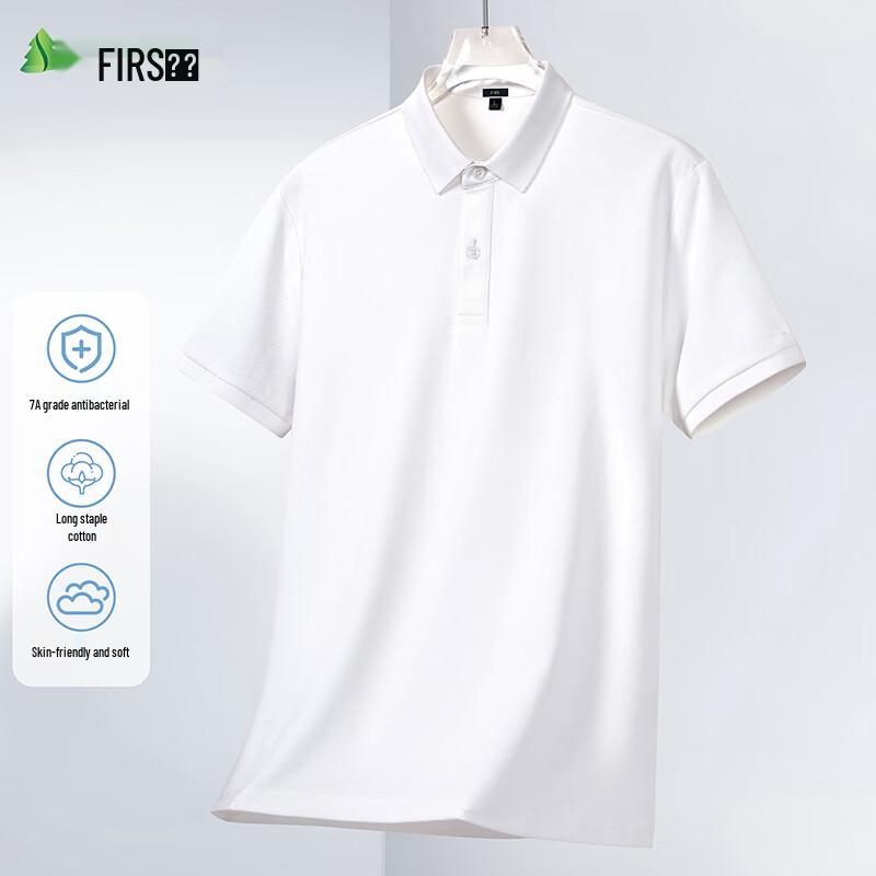 FIRS Men s Long-Staple Cotton Short Sleeve Polo Shirt XL
