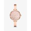 Naia Rose Gold-Tone Logo Watch MK4679