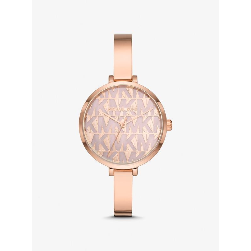 

Часы Michael Kors Naia с логотипом, покрытие из розового золота, MK4679 розового золота