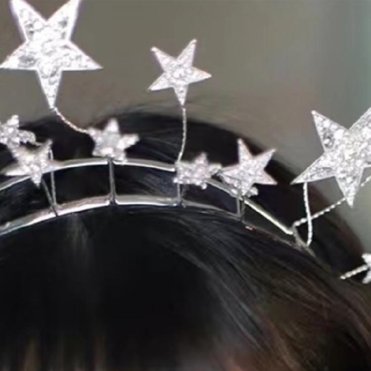 Bridal Headband Wedding Tiaras Bride Tiaras For Wedding Star Tiaras Headband