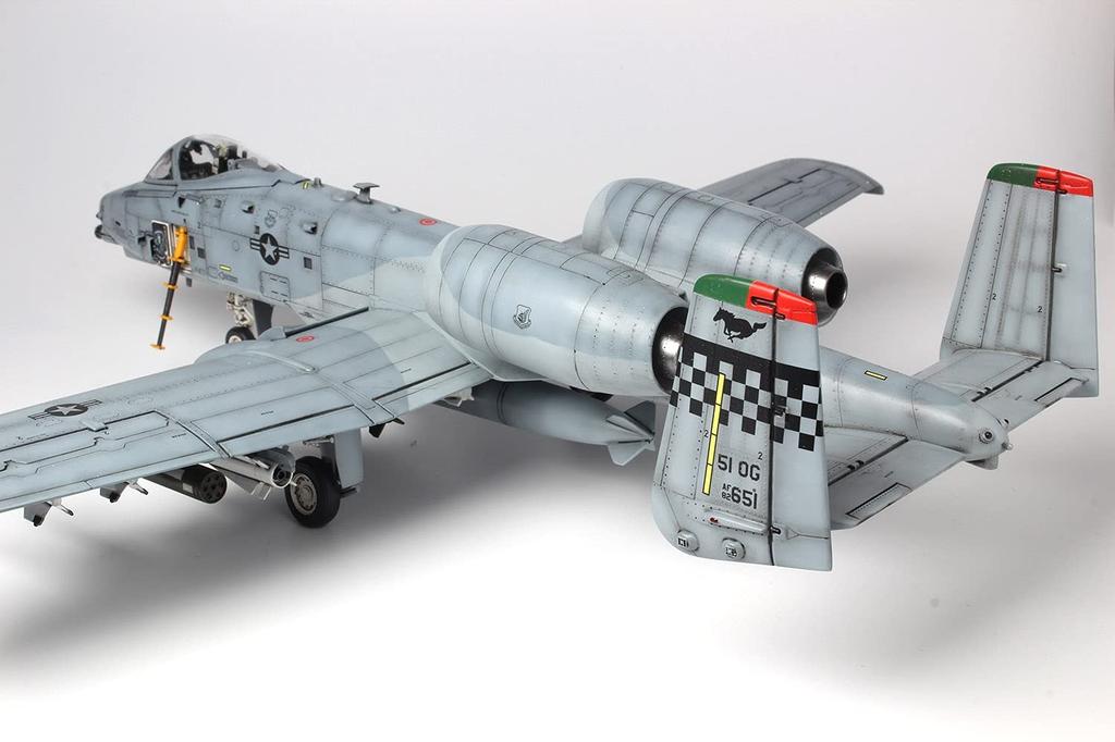 Platz/Italeri 1/48 Scale Aircraft Series U.S. Air Force Attack Aircraft A-10C Thunderbolt II Osan AFB Plastic Model Kit TPA-3