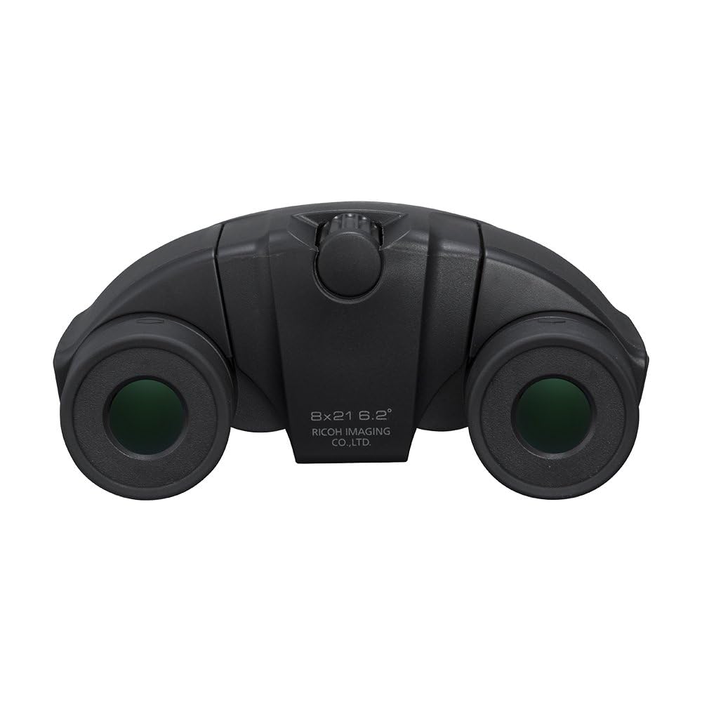 PENTAX UP 8x21 Binoculars, Black. [Birdwatching, Live Concerts, Sports Events] [3 Colors Available] [Compact and Lightweight (210g)] [8x Magnification