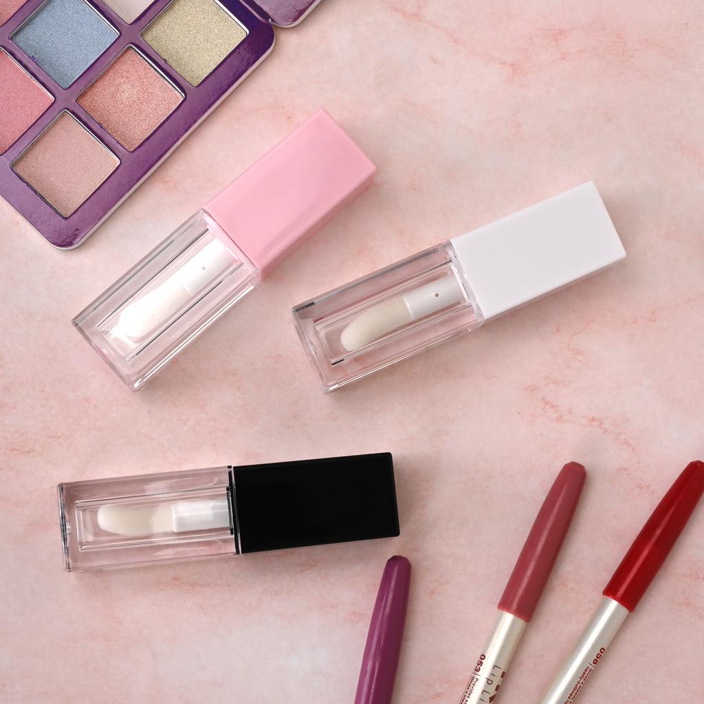 5ml Lip Gloss Tubes Lipgloss Tube Packaging Liquid Lipstick Tubes Sample Bottle Empty Refillable Cosmetics Containers