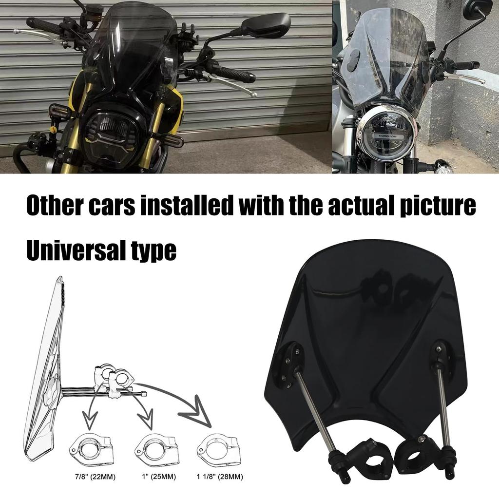 FÜR Svartpilen 401 Svartpilen401 2024+ Motorrad Verstellbare Windschutzscheibe Windabweiser Visier Svartpilen 401 250