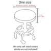 Chair Covers Round Stool Cover Seat Slipcover Made of Material for Protection Living