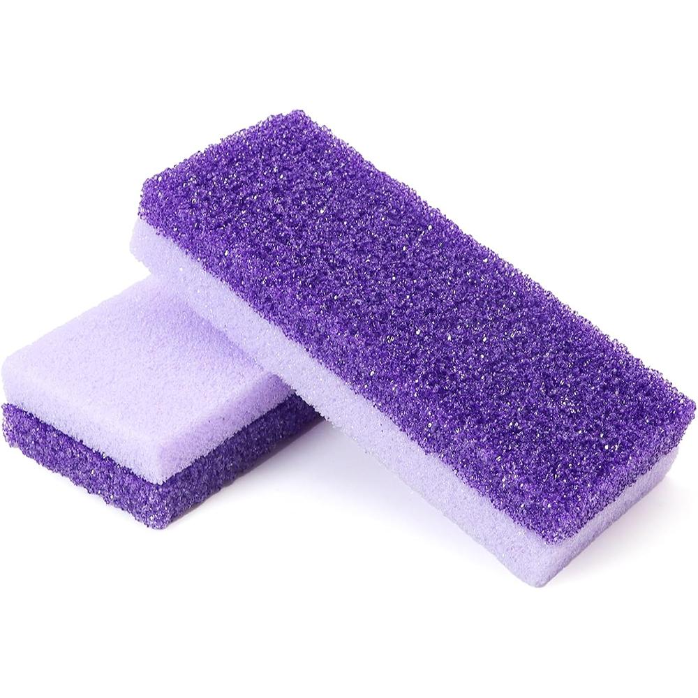 

YIKOOLIN 2-в-1 пемза и скраб для ног, средство для удаления мозолей, средство для удаления огрубевшей кожи и отмерших клеток кожи для ступней, пяток, рук и тела