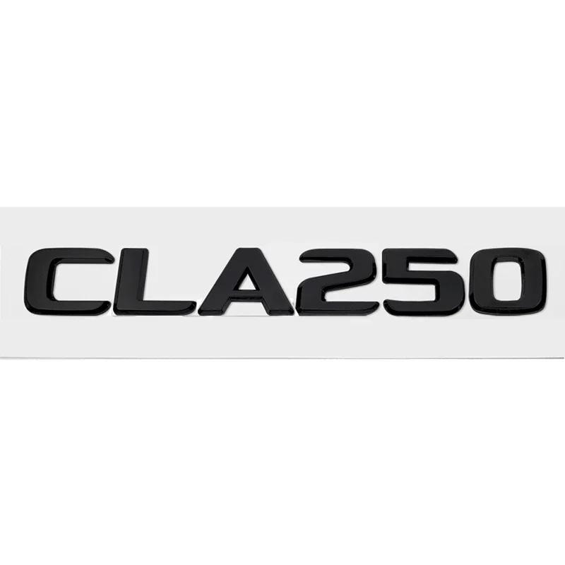 ABS Car Tail Letters Sticker Emblem for Mercedes Benz CLA35 CLA200 CLA220 CLA250 CLA260 Rear Trunk 3D Number Badge Decals RJ1