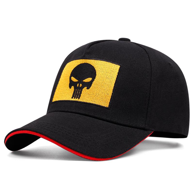 New Tide Cool Skull Multicam Operators Mesh Baseball Cap Men Fitted Cap Tactical Good Quality Breathable Outdoor Sports Dad Hat