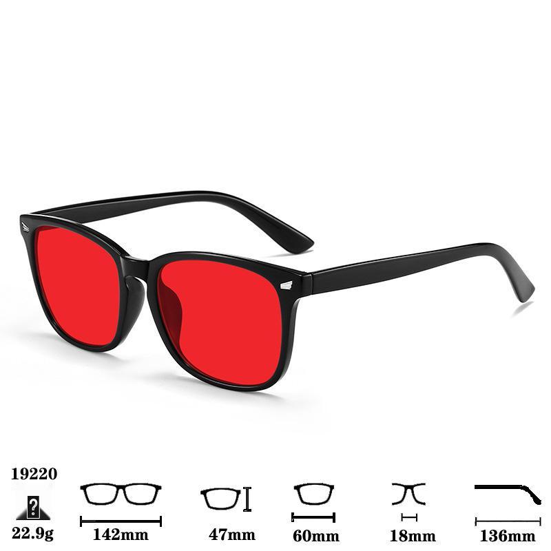 Light-Enhancing Sleep-Aid Glasses: Blue Light Blocking, Reflective Coating, Anti-Blu-Ray, Anti-Radiation, Melatonin Support, TR Frame.