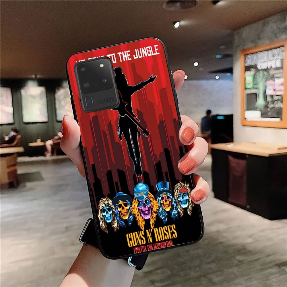 GUNS N ROSES Phone Case For Samsung S 24 fe 25 Ultra plus 20 lite 21 30 22 23 24 22 Ultra 5G Fundas