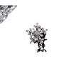 "Autumn Winter Snowflake Zircon Ear Clip: Elegant and Luxurious Ear Clip for a Festive, No-Piercing Required Look"