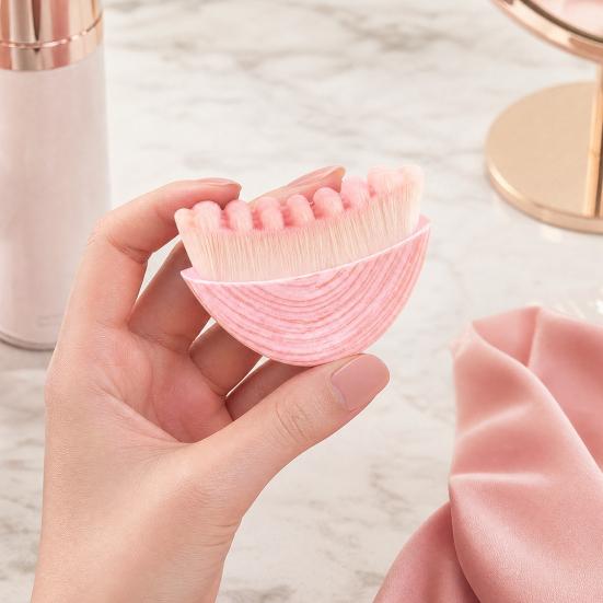 Lymphatic Contour Face Brush, Lymphatic Drainage Brush for Skin Sculpting Lifting, Ergonomic Massager Scrubber for Face, Chin, Neck