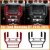 Carbon Fiber Interior Car GPS Navigation Trim For Ford Mustang GT 2015-2021 Frame Multi-media Console Decoration Sticker Decal