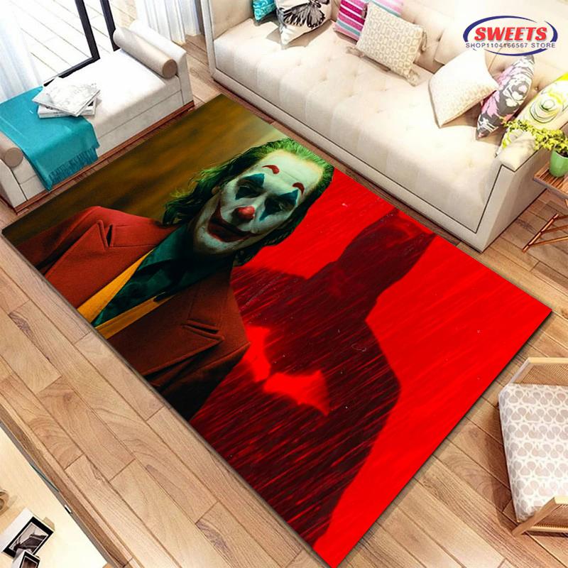 New Arrival! Classic Joker Carpet, Living Room Bedroom Office Area Children's Room of Choice, Non-slip Machine Washable Mat Gift