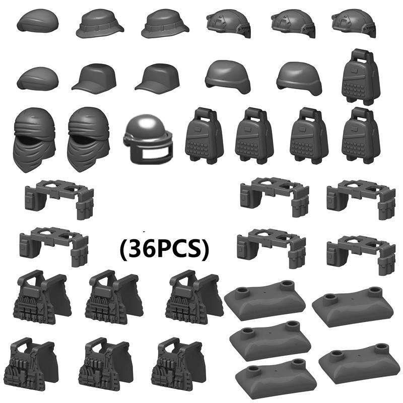Military Weapon Toy Guns Dagger Machine Guns SWAT WW2 Building Blocks Playthings Ideal For Children Assemble Militarys Army Toy Gifts