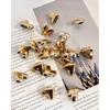 30 pcs - Heart Decorative P, Gold Cute P for Bulletin Board, Office or Home (30Pcs-Gold)