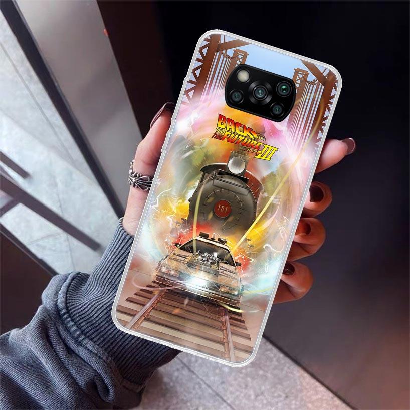 

Back To The Future DeLorean Time Machine Phone Case For Xiaomi Poco X3 X5 X6 X7 Pro X4 Nfc F7 Ultra F6 F5 F4 Gt F3 M6 M5 M4 M3 S Xiaomi Poco F7 Pro