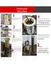 European Villa Courtyard Roman Column Base for Exterior Wall Decoration