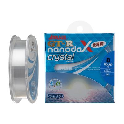 SANYO Nylon NanodaX Line Applied nanodaX Crystal Hard 100m Crystal Clear GT-R 2.5lb